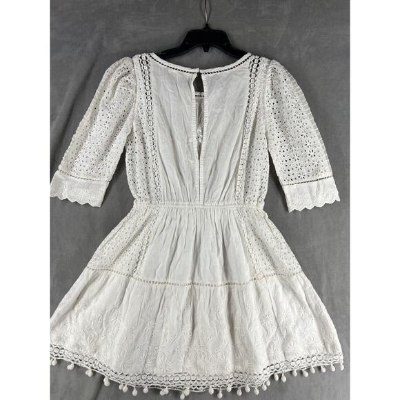 LoveShackFancy White Mini Dress - Picture 6 of 9